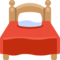 Bed emoji on Facebook